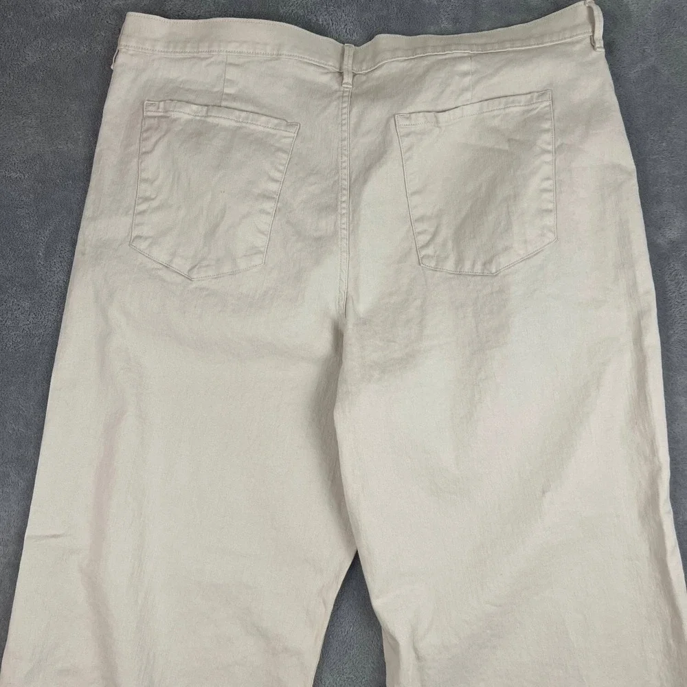 Banana Republic High Rise Wide Leg Pants Womens 35 Linen Blend Sophisicated